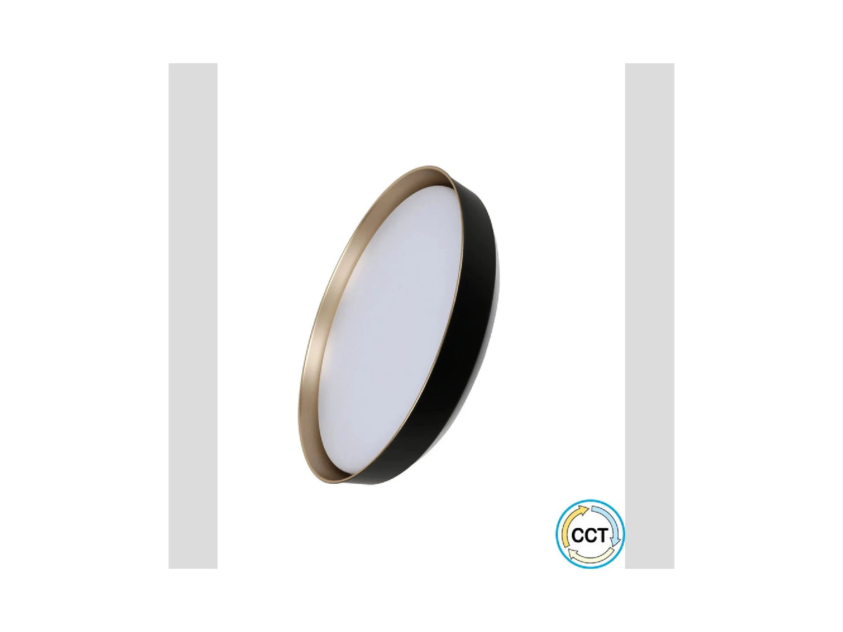 גוף תאורה צמוד תקרה 70W ALORA כפתור CCT - Flush Mount Ceiling Light באתר לדמרקט