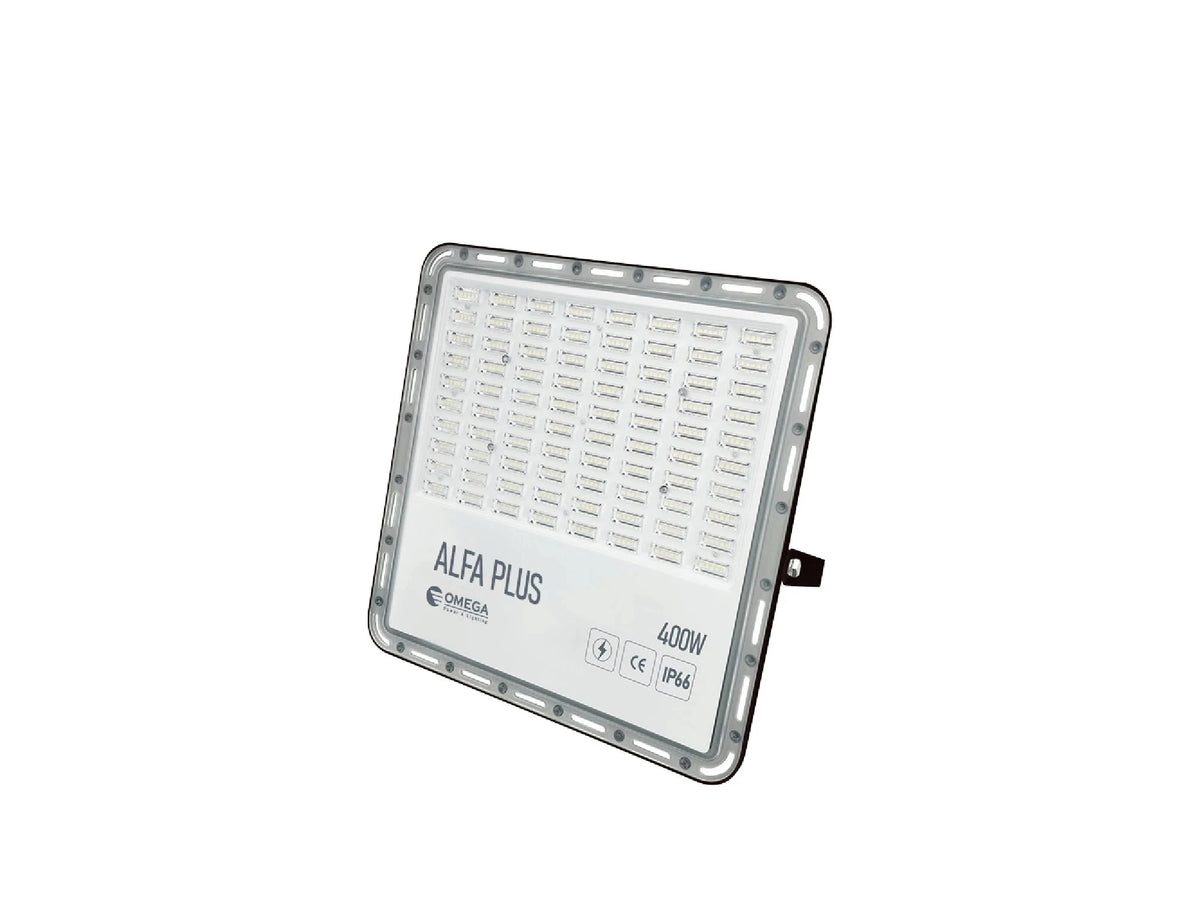 פנס הצפה מסדרת 130Lm/W ALFA+400W עם עדשות למניעת סנוור 5 שנות אחריות - Flood Lights באתר לדמרקט