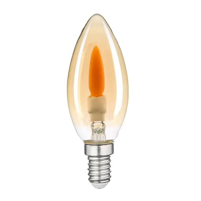 נורת אפקט להבה (2 מצבי הדלקה) E14 אור כתום חם - LED Bulbs באתר לדמרקט