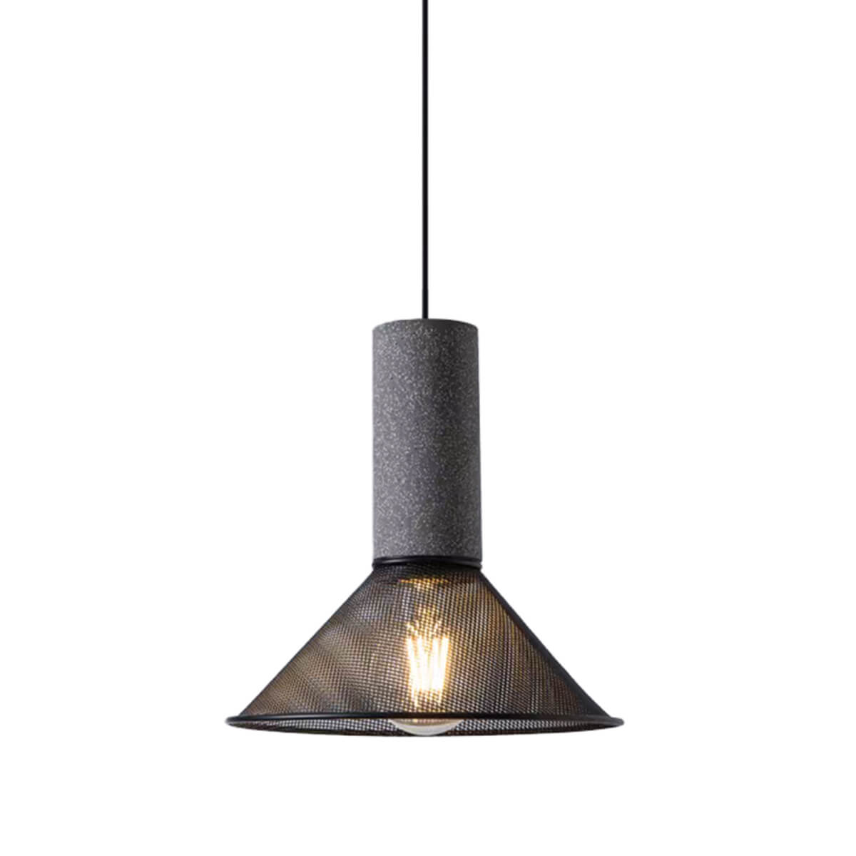 מנורת תליה BYRON E27 בקוטר 21 ס"מ - Hanging lamps with bulbs