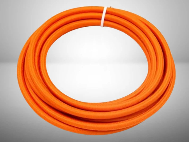 כבל חשמל דו גידי ציפוי בד בצבע כתום