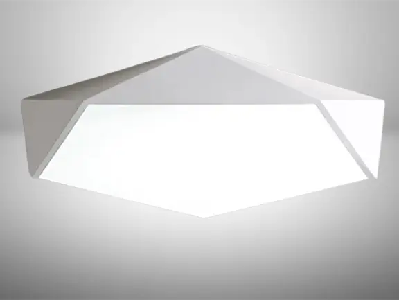 מנורה צמודת תקרה DIAMOND - קוטר 80 ס"מ - CCT ללא שלט - עודפים