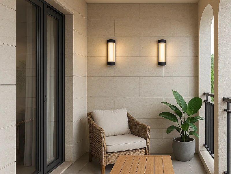 שתי מנורות קיר חוץ XOR