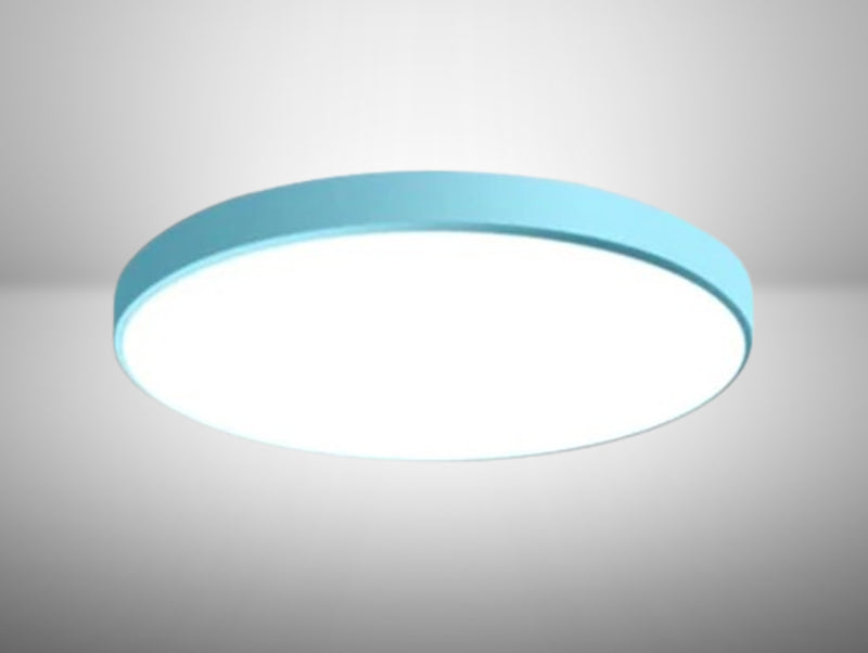 מנורה צמודת תקרה SLIM  - בצבע כחול - תצוגה