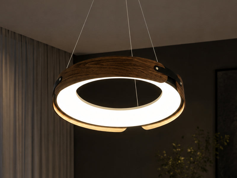 מנורת תלייה Natural Oak Wood