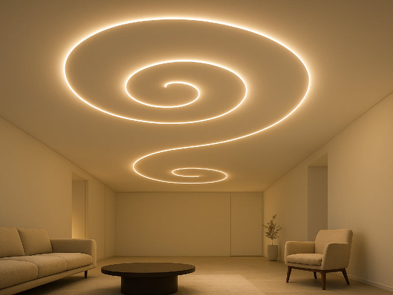 פרופיל גמיש שקוע גבס 20X10 ממ