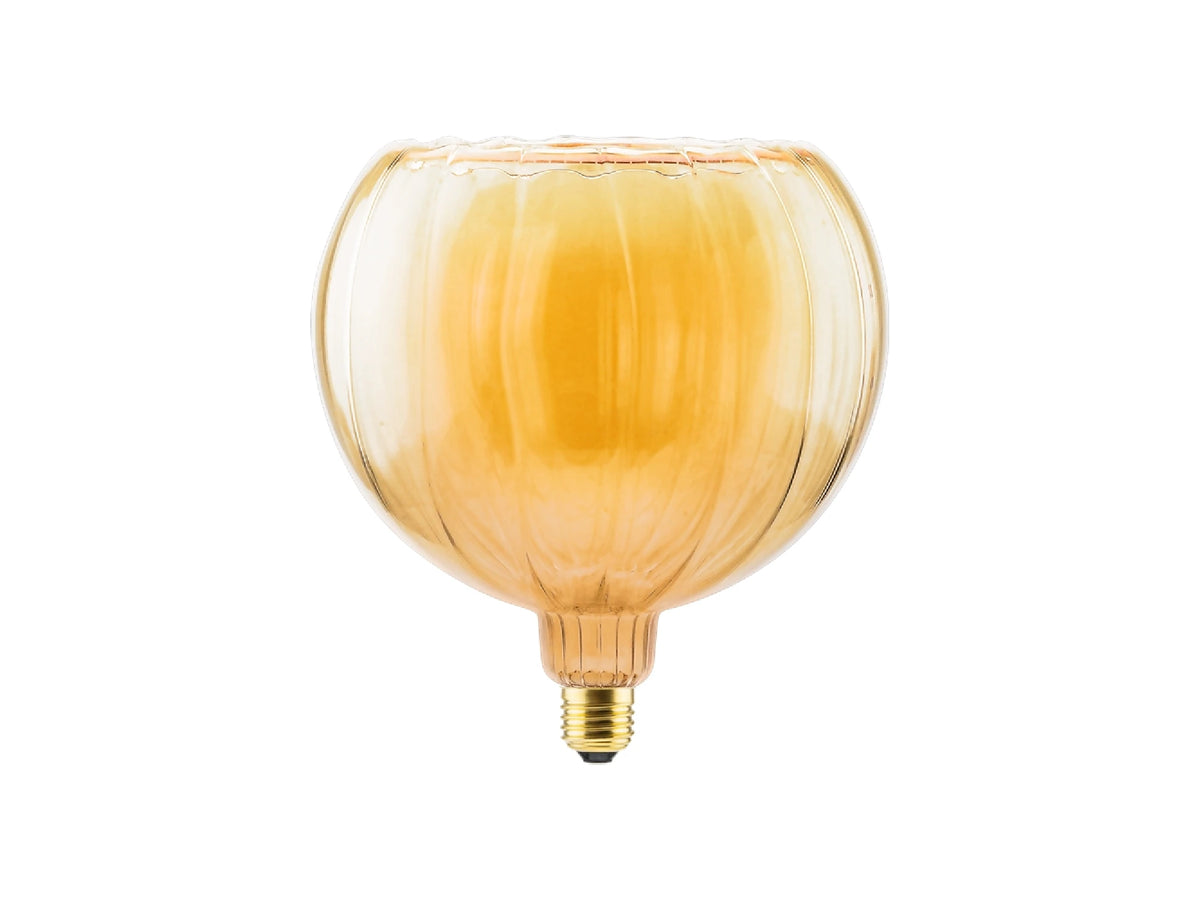 GLOW גלוב 200מ"מ זכוכית אמבר 8 וואט 2200K לעמעום - LED Bulbs באתר לדמרקט