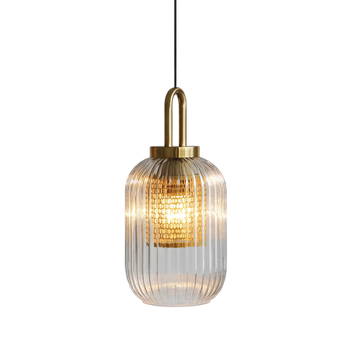 מנורת תליה LUZ E27 בקוטר 14 ס"מ - Hanging lamps with bulbs