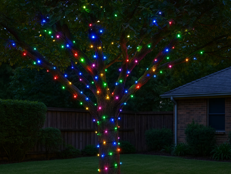 שרשרת לד באורך 20 מטר צבעונית