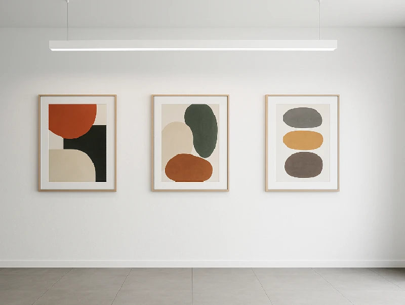 פרופיל תאורה צמוד תקרה 55X75 מ"מ - שנים או שלוש מטר - צבע לבן  - גוון אור לבן קר