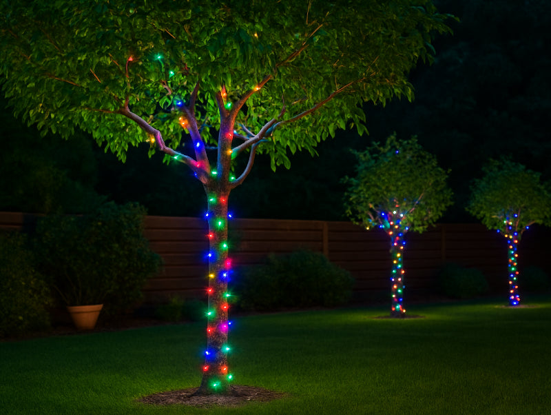 שרשרת לד באורך 20 מטר צבעונית