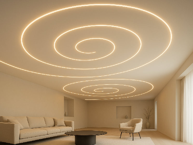 פרופיל גמיש שקוע גבס 20X10 ממ