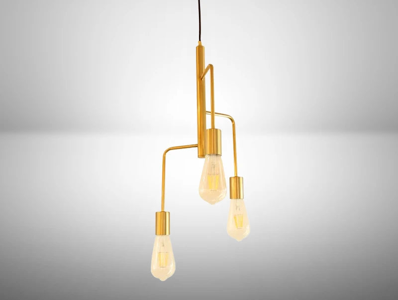 מנורת תלייה TRIPLE BRASS