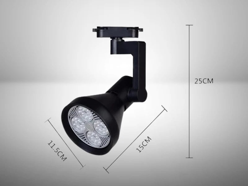 ספוט לפס צבירה CAMERON בצבע שחור