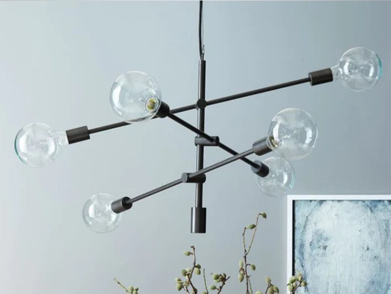 מנורת תלייה EXCLUSIVE - תצוגה - בצבע פליז ולא שחור כמו בתמונה