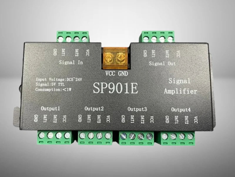 מגבר לפסי לד MAGIC עם 5 יציאות