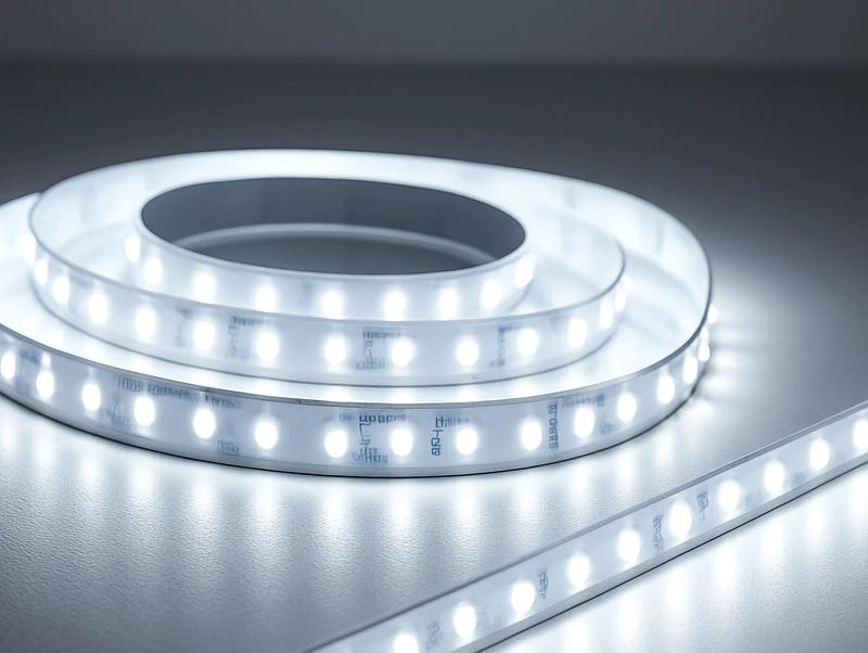 פס לד לבן קר 3528 באורך 5 מטר