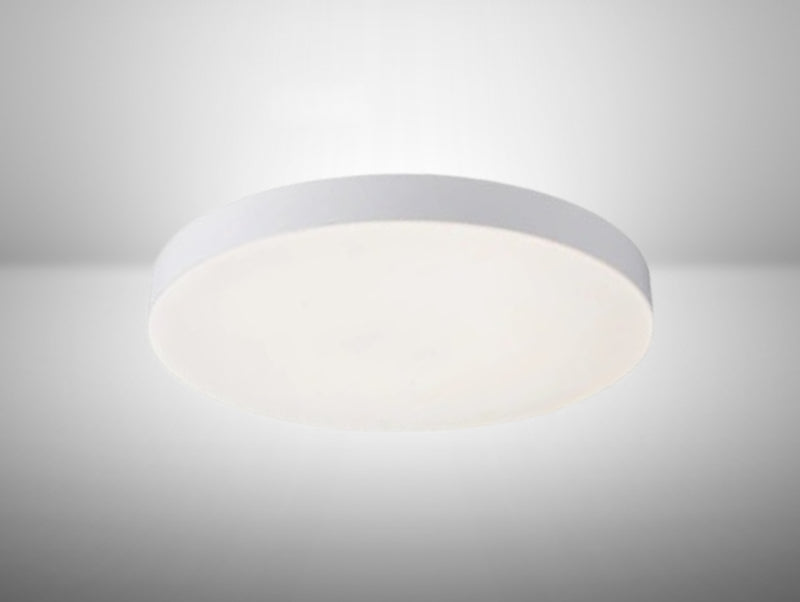 גוף תאורה צמוד תקרה דקורטיבי AURA CCT 24W לבן מבית OMEGA