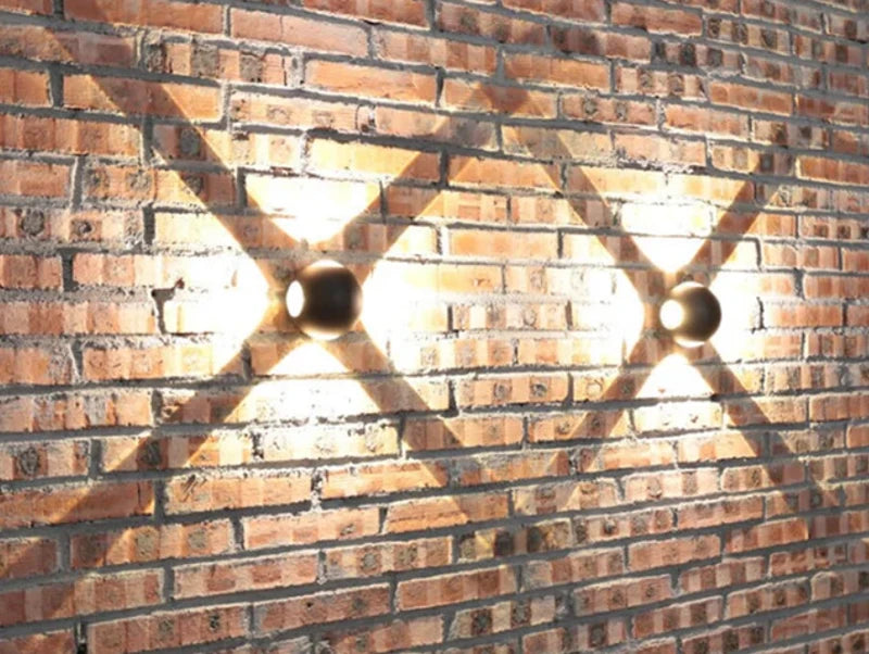 מנורת קיר round star - תצוגה