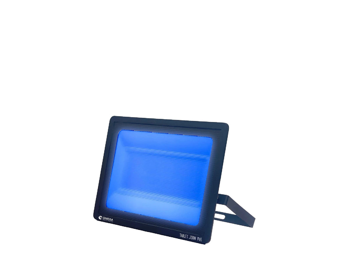 פנס הצפה TABLET אור כחול 100W - Flood Lights באתר לדמרקט