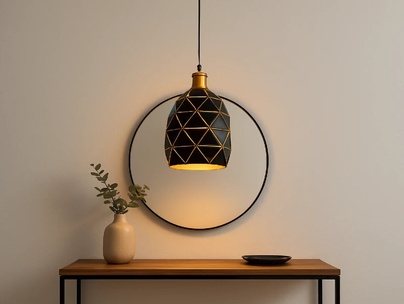 מנורת תלייה ARTUR מעל שידה