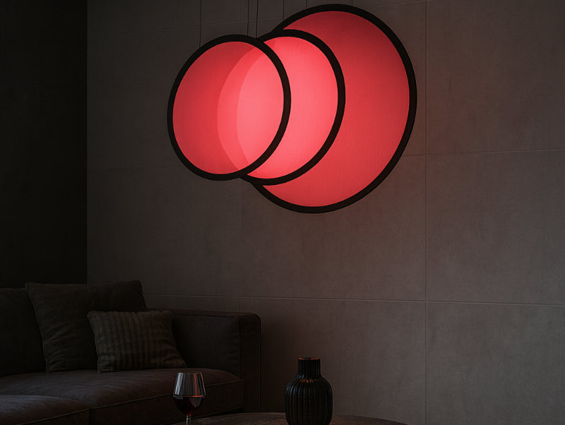 מנורת תלייה ROSSO Spectra בסלון