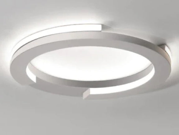 מנורה צמודת תקרה מסדרת ROUND CIRCULAR + שלט + 3 גווני אור מובנים + דימר - תצוגה