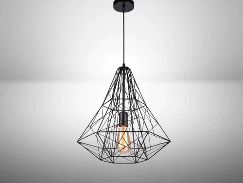 מנורת תלייה GEOMETRY - תצוגה - שחור