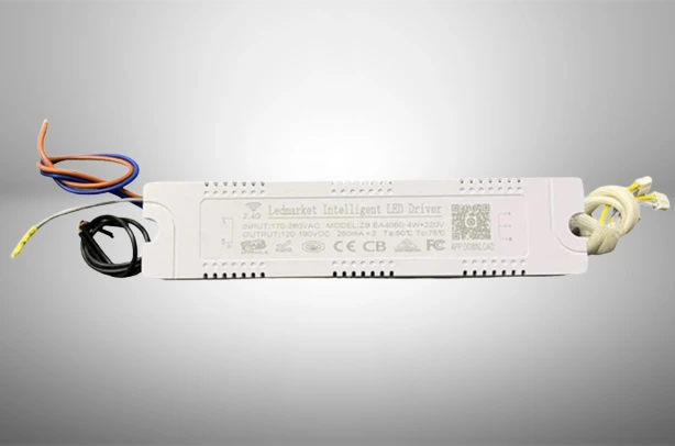 לד דרייבר יציאה כפולה ל-2 גוונים + יציאה RF LED DRIVER 40-60WX4 double color 220V