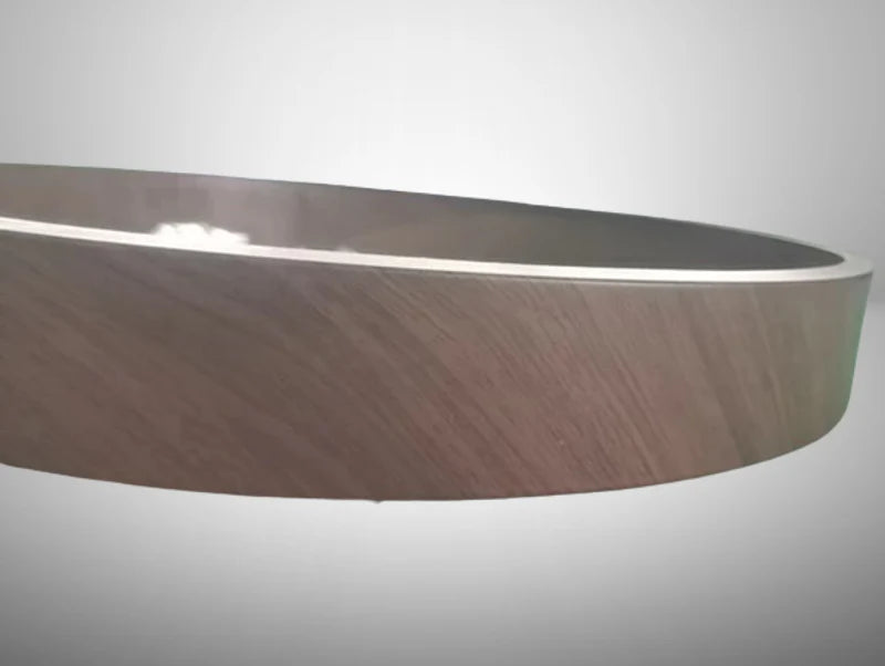 מנורה צמודת תקרה SLIM - צבע אגוז - קוטר 60 - עודפים