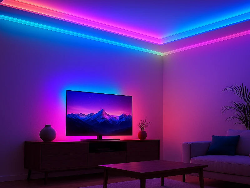 פס לד מוגן מים חיבור ישיר למתח 220V עד 100 מטר -  RGB