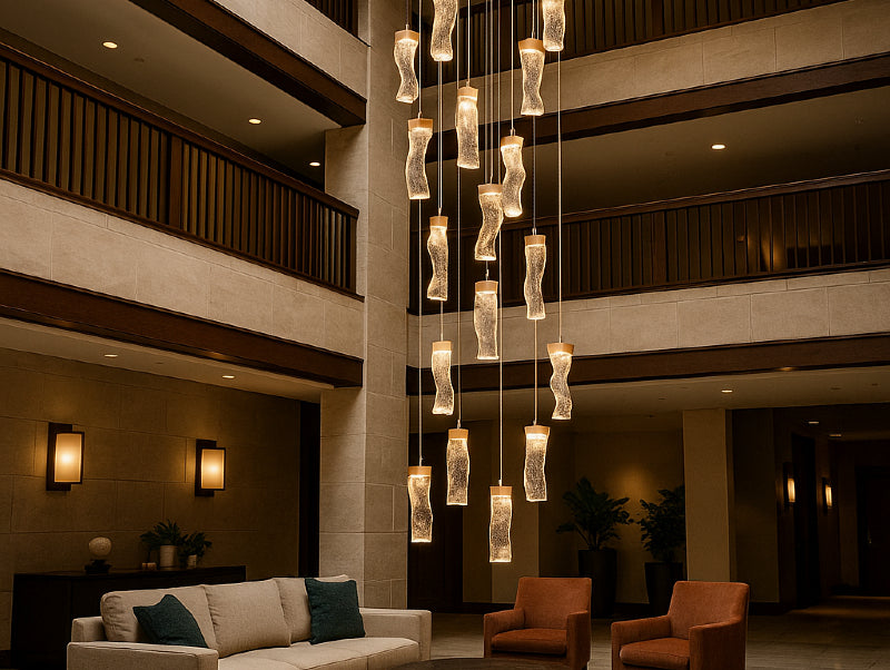 מנורת תלייה CRYSTAL WAVE