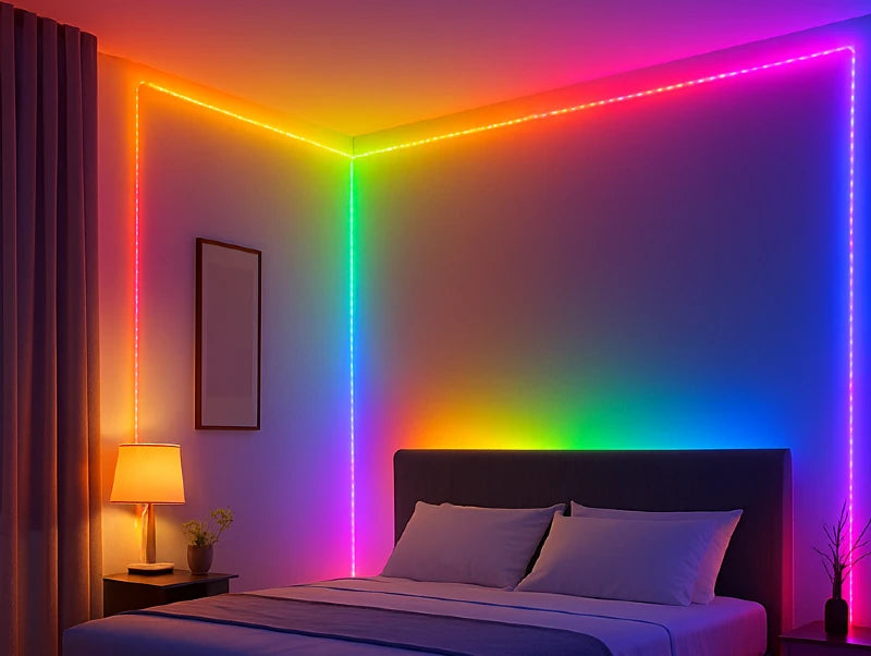 פס לד מוגן מים חיבור ישיר למתח 220V עד 100 מטר -  RGB