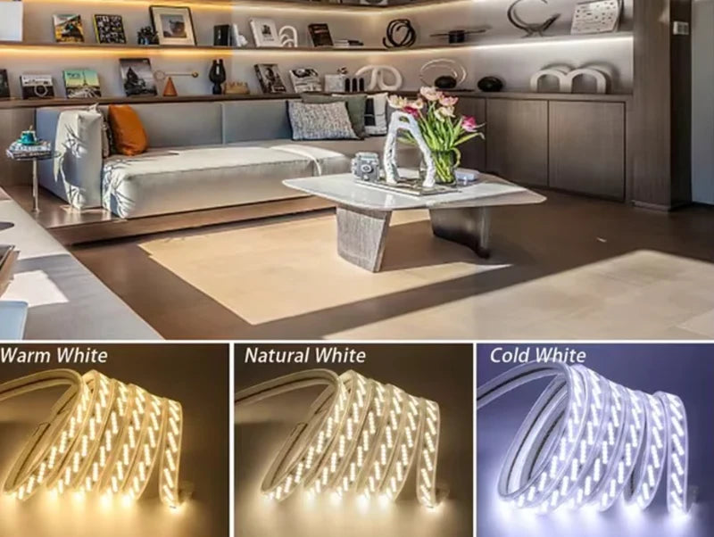 פס לד מוגן מים 5X חזק במיוחד 220V