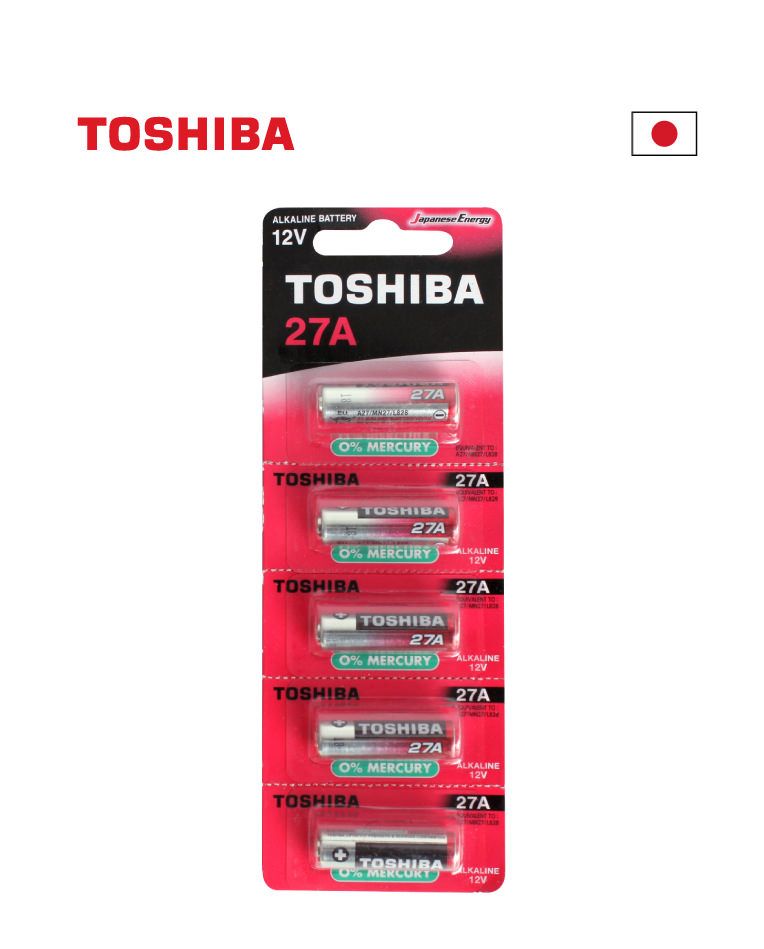 סוללת אלקליין 12V A27 יחידה בודדת - סוללות ומטענים באתר לדמרקט