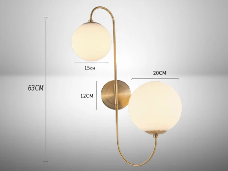 מנורת קיר GOLDEN TONG