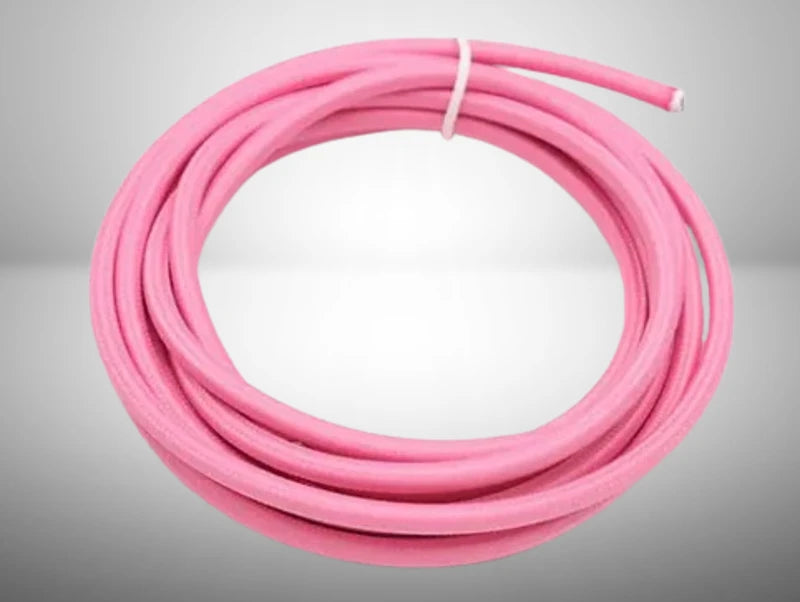 כבל חשמל דו גידי ציפוי בד בצבע ורוד