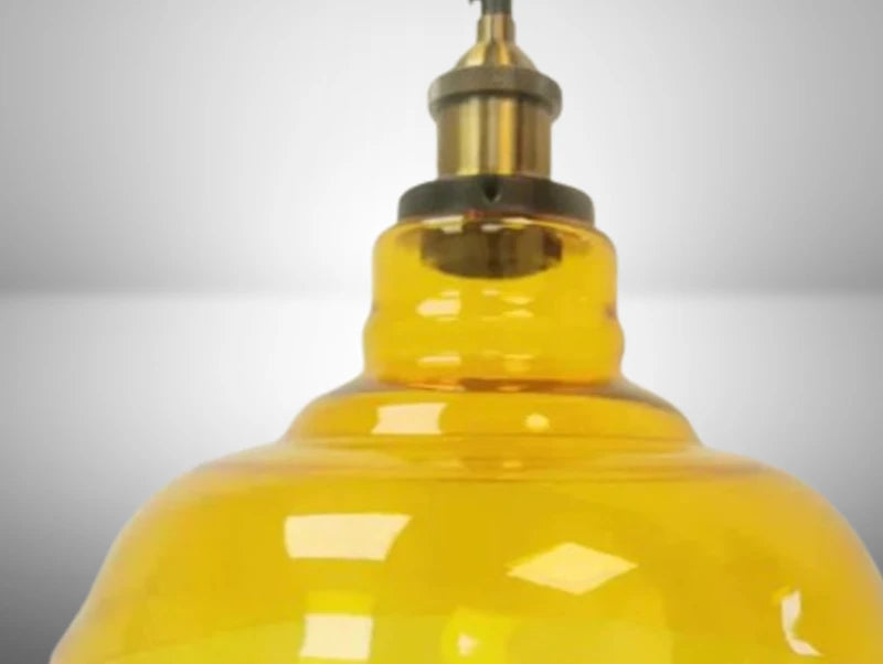 מנורת תלייה DUBLIN - צהובה - תצוגה