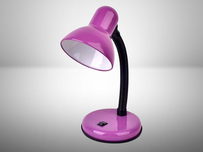 מנורת שולחן ורוד