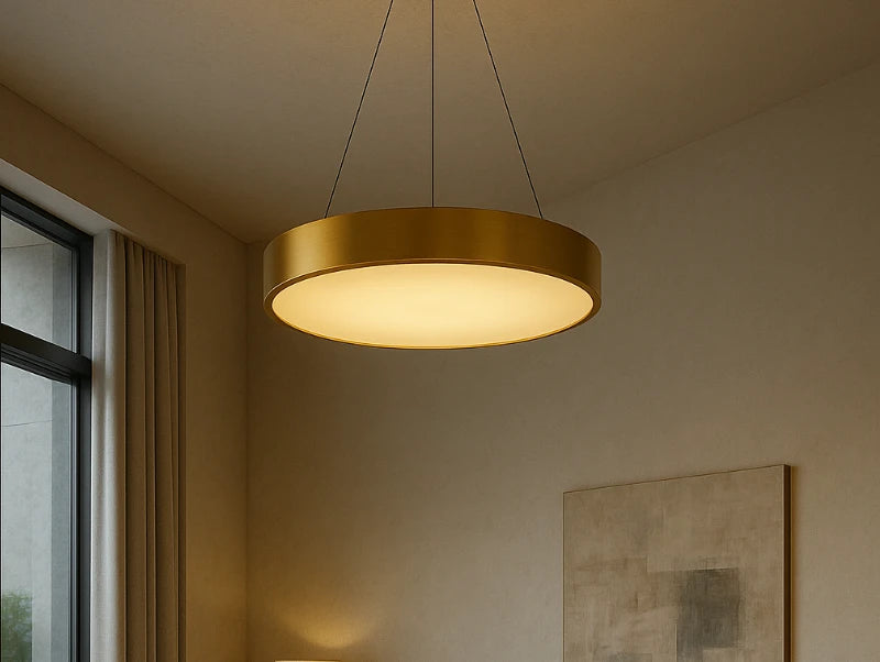 מנורת תלייה METAL BRASS תלוייה מהתקרה