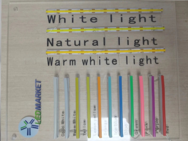 פס לד נאון - 12V במגוון צבעים