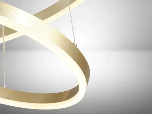 מנורת תלייה DORIS - 60 - פליז - תצוגה