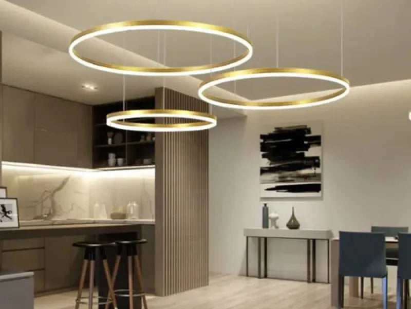 מנורת תלייה DORIS - 60 - פליז - תצוגה