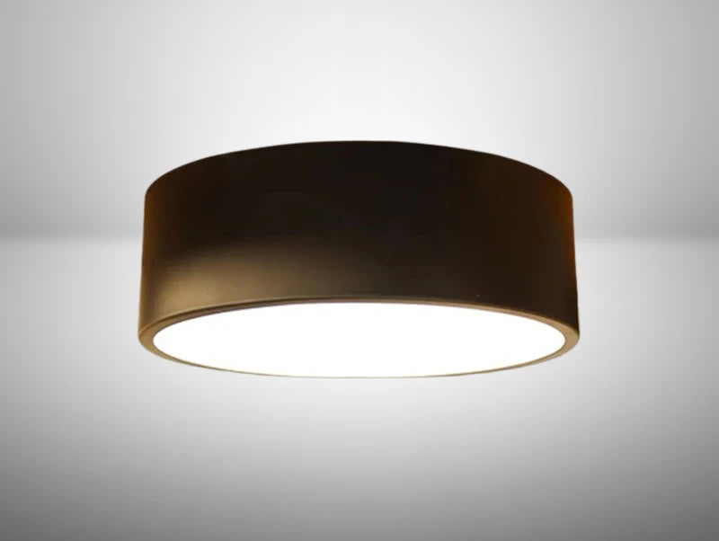 מנורה צמודת תקרה ELEGANT בצבע שחור קוטר 30