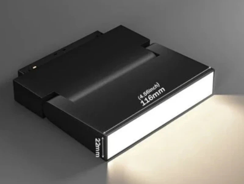 גוף תאורה פס מוגבה מחברת לפס צבירה מגנט