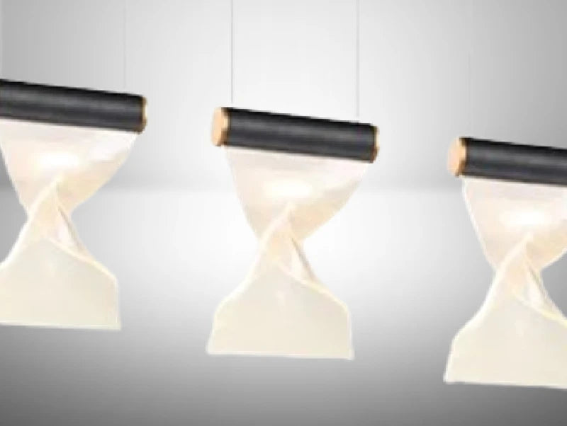 תקריב של מנורת תלייה SHAKE