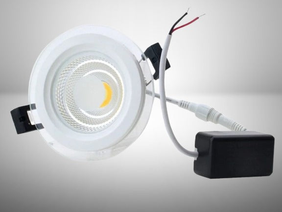 גוף תאורה שקוע מסדרת COB GLASS 7W - תצוגה