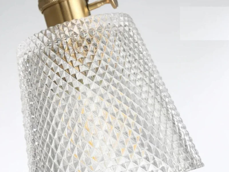 מנורות תלייה זכוכית רטרו ANTIC - דגם C