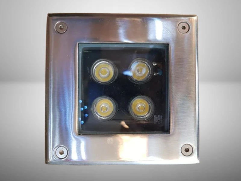 ספוט שקוע רצפה מוגן מים 4W - גוון אור כחול - עודפים