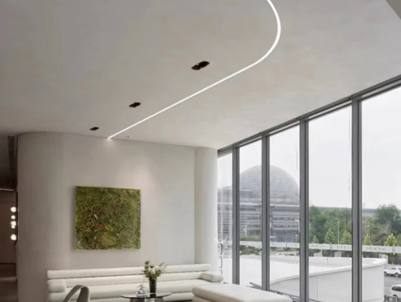 פרופיל גמיש שקוע גבס 20X10 ממ